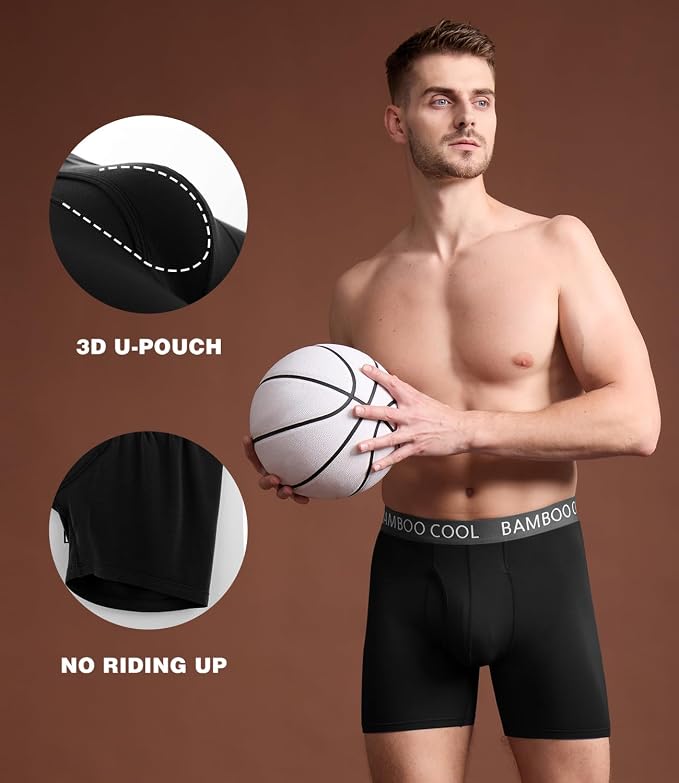 BAMBOO COOL Men's Ultra ComfortSoft Underwear, Moisture Wicking & Breathable No - Image 3