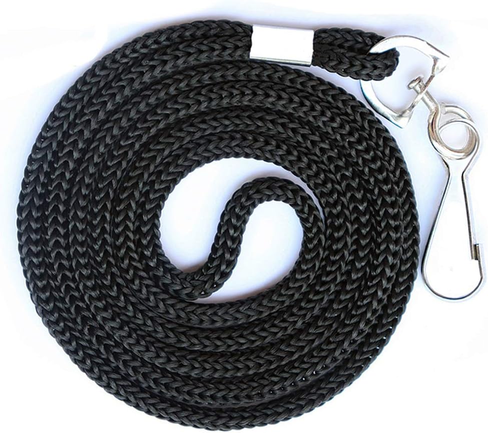 120 Pcs Black Lanyards Premium Bulk Lanyards Round 36" with Swivel J Hook for ID Name Badge Holder, VIP, School, Kids, Coach, Conference, Festival and Hang Keys