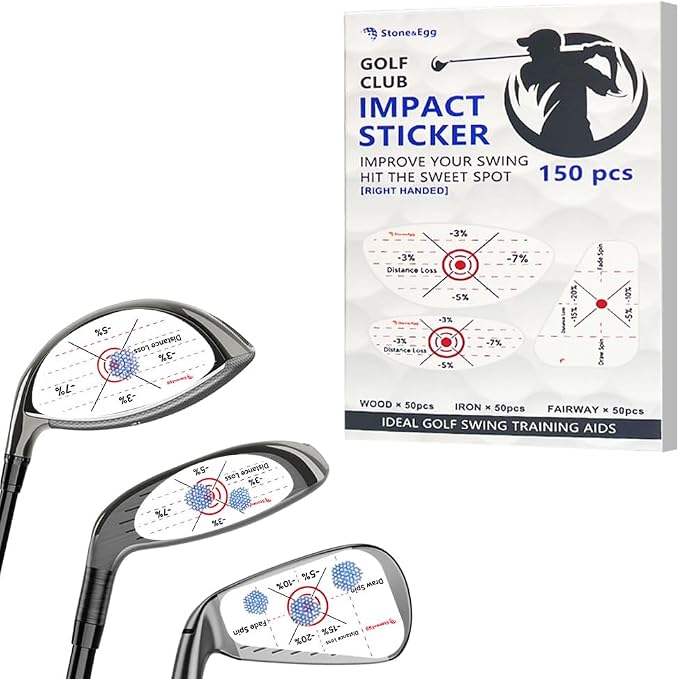 Golf Impact Tape, Self-Teaching Sweet Spot and Consistency Analysis, Golf Club by StoneEgg