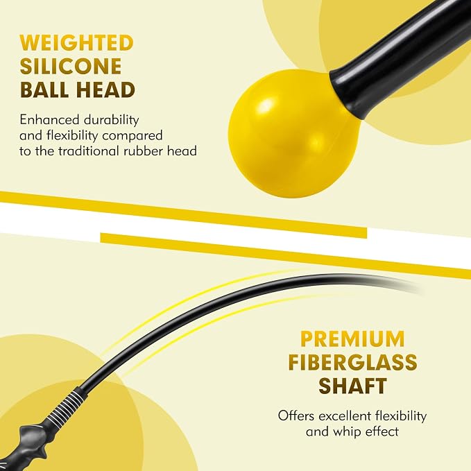 GYMAX Golf Swing Trainer, Warm-Up Stick - Image 4