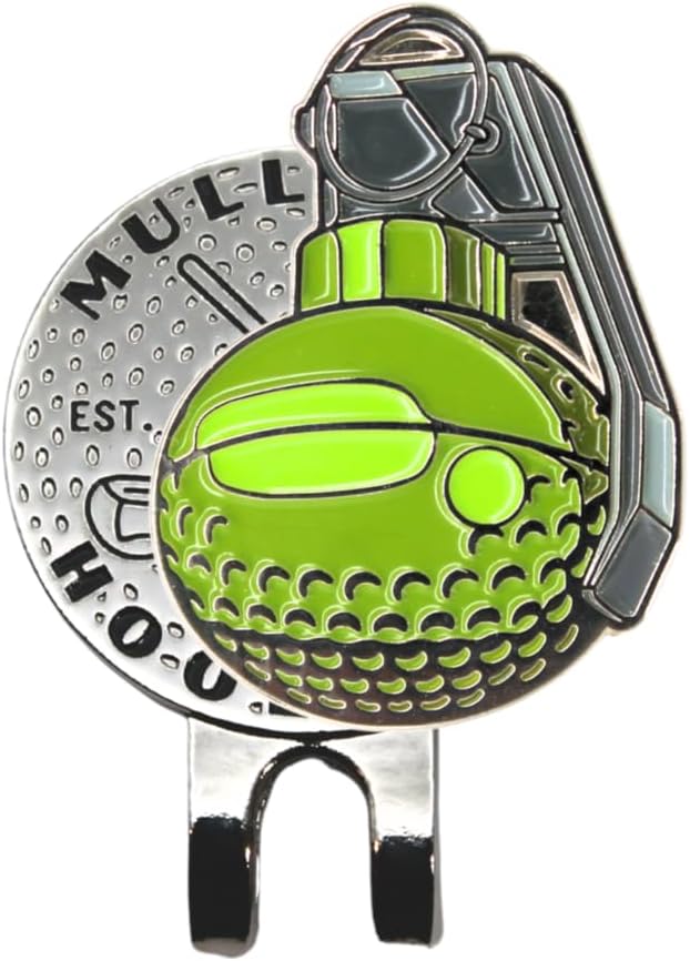 Funny Golf Ball Marker + Premium Magnetic Hat Clip | Unique Gift by MULLIGANHOOLIGAN