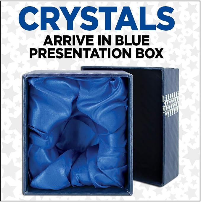 6" Jade Pyramid Crystal Award - Image 4