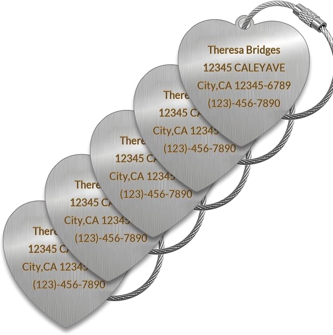 Custom Personalized Luggage Tags-Customized Unique tag by KOMVIOO