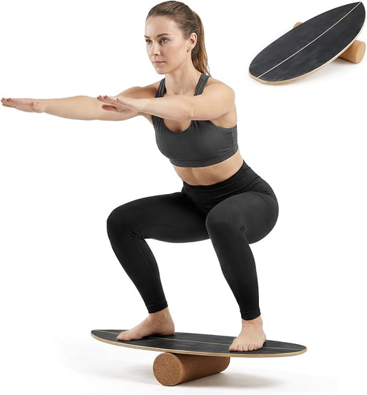 GYMAX Balance Board for Adults, 330LBS Wobble Boards by GYMAX