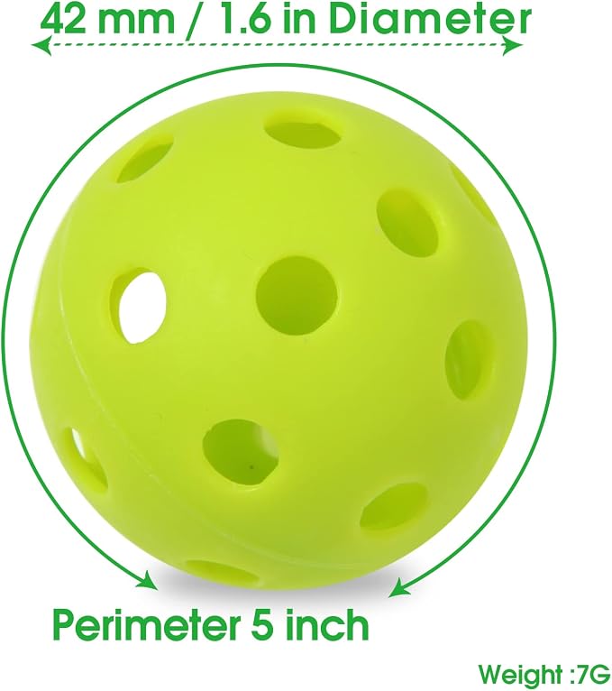 Avesfer 12/20/40 Pack Plastic Golf Balls Soft 42mm Training Golf Balls - Image 3