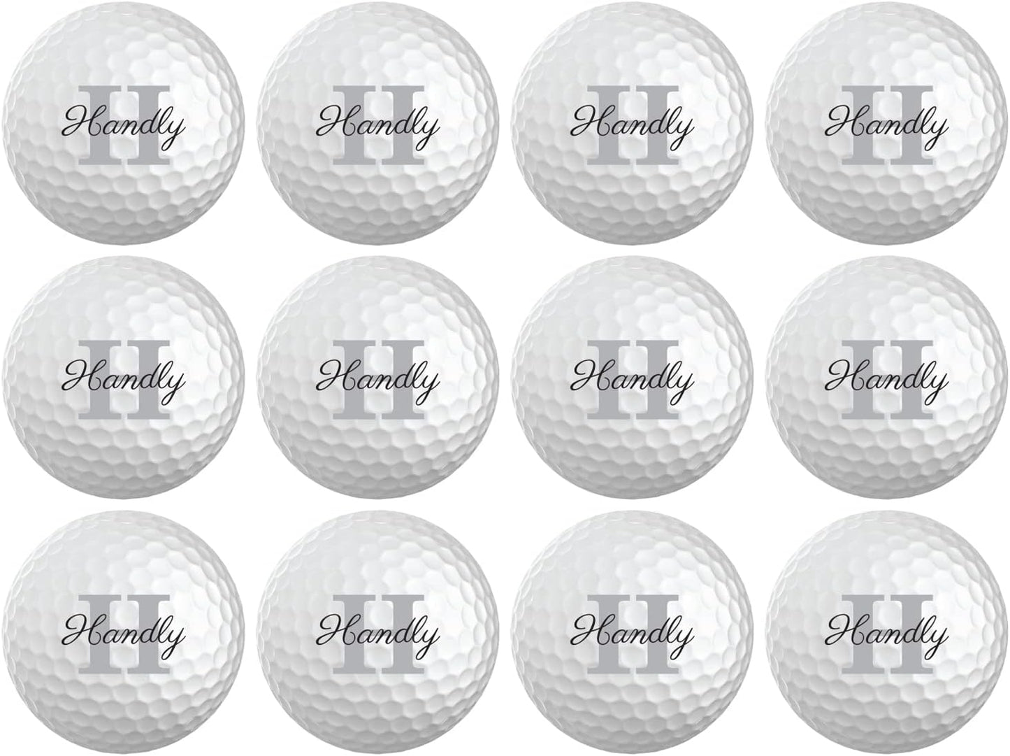 Infusion Personalized Logo Golf Balls - Custom Monogrammed (12 Balls)
