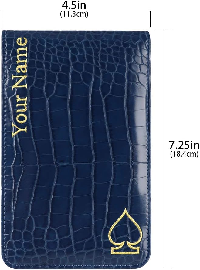 Craftsman Golf Crocodile Pattern Golf Scorecard Holder and Yardage Book Cover - Image 8