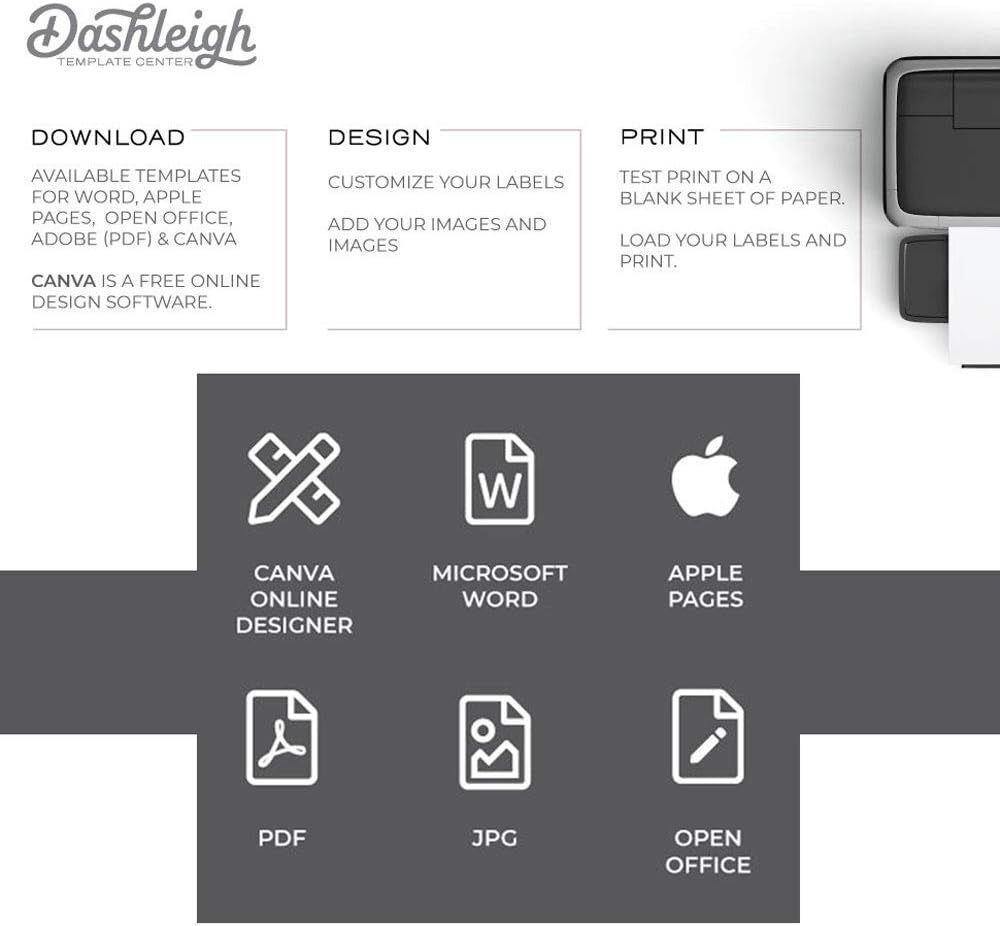 120 Labels for 4 oz Jars, 1.75 in. x 2.75 in. (White Waterproof Vinyl (Inkjet only))
