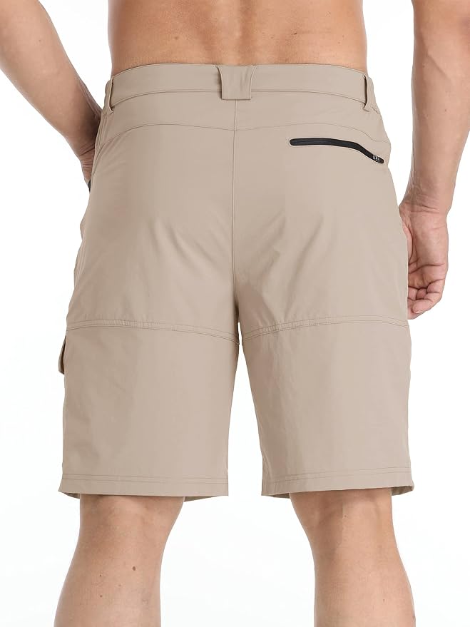 TACVASEN Men's Summer Outdoor Shorts Quick Dry Cargo Casual Work Hiking Shorts - Image 3