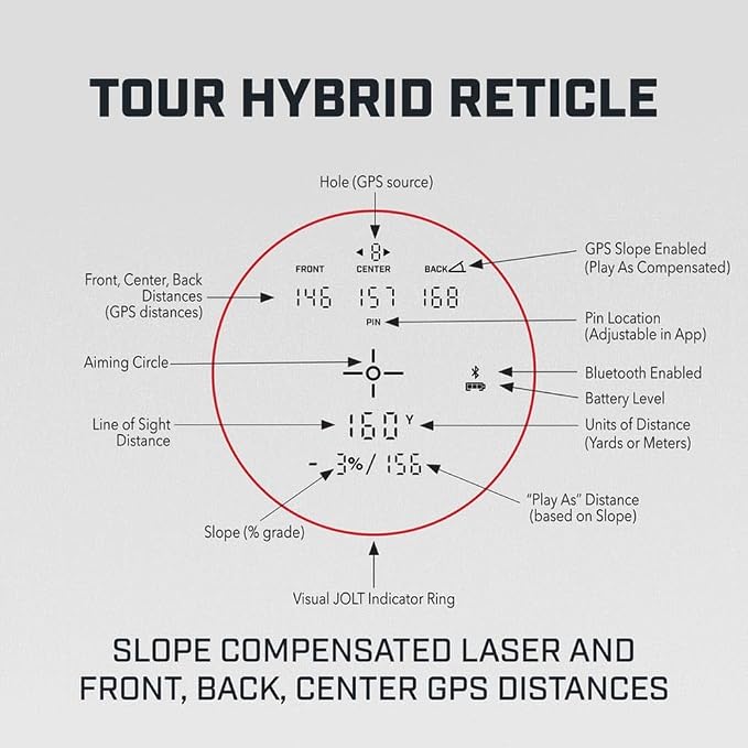 Bushnell Golf Tour Hybrid GPS Laser Rangefinder - Image 6