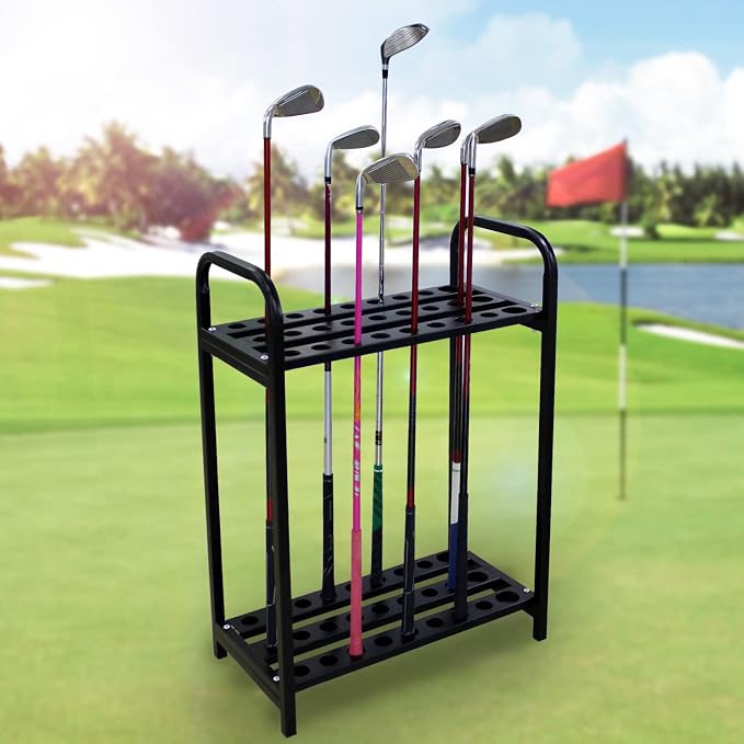 Crestgolf Acrylic Golf Club Organizers Golf Club Display Golf Putter Rack by Crestgolf