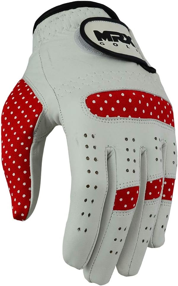 MRX Women Golf Glove Left Handed Golf Gloves Sweat Resistant Soft Cabretta - Image 7