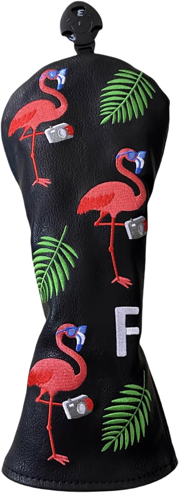 Flamingo Golf Club Headcover 3 Wood Head Cover Golf Premium（PU Leather Driver by NEwoilkwo
