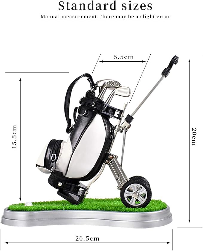 Golf Pen Holder with 3 Piece Pens Desktop Toys Decoration Entertainment Novelty - Image 5