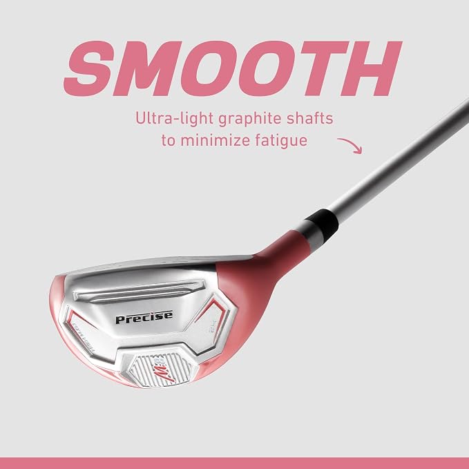 Precise M8 15-Piece Womens Golf Club Full Set, Putter & Stand Bag, Lightweight - Image 6