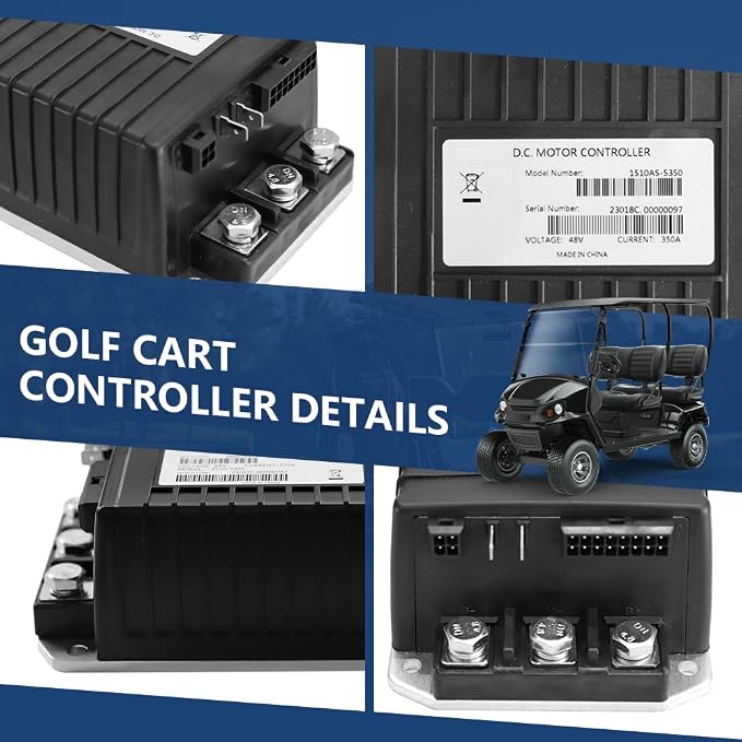 1510AS-5350 Golf Cart Controller, 48V 350A Golf Cart Speed Controller Compatible - Image 5