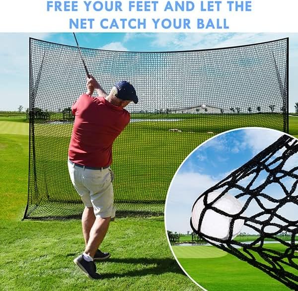 Golf Net, 40Ft Golf Practice Net, Sports Practice Barrier Net, Heavy Duty Ball - Image 3