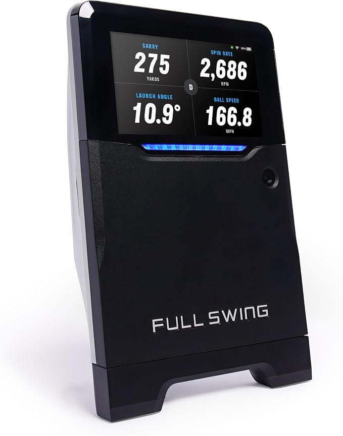 Full Swing Kit Golf Launch Monitor | Portable Indoor/Outdoor Swing Data by FullSwingKit