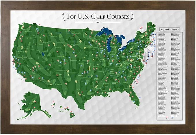 Push Pin Travel Maps Customizable Wall Art by PushPinTravelMaps