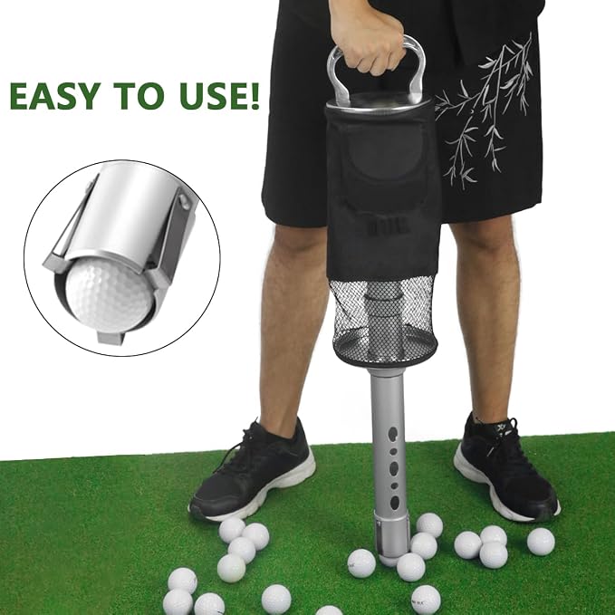 HOW TRUE Shag Bag for Golf Balls, Golf Ball Retriever - Image 6