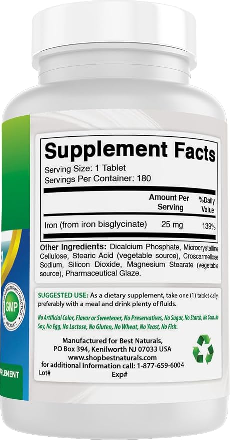 Best Naturals Iron Supplement - Image 6