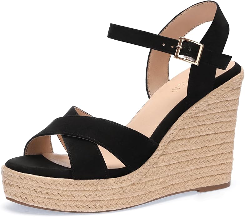 VICKI·VICKI Wedges for Women Platform Sandals Wedge Heels for Sandals - Image 5