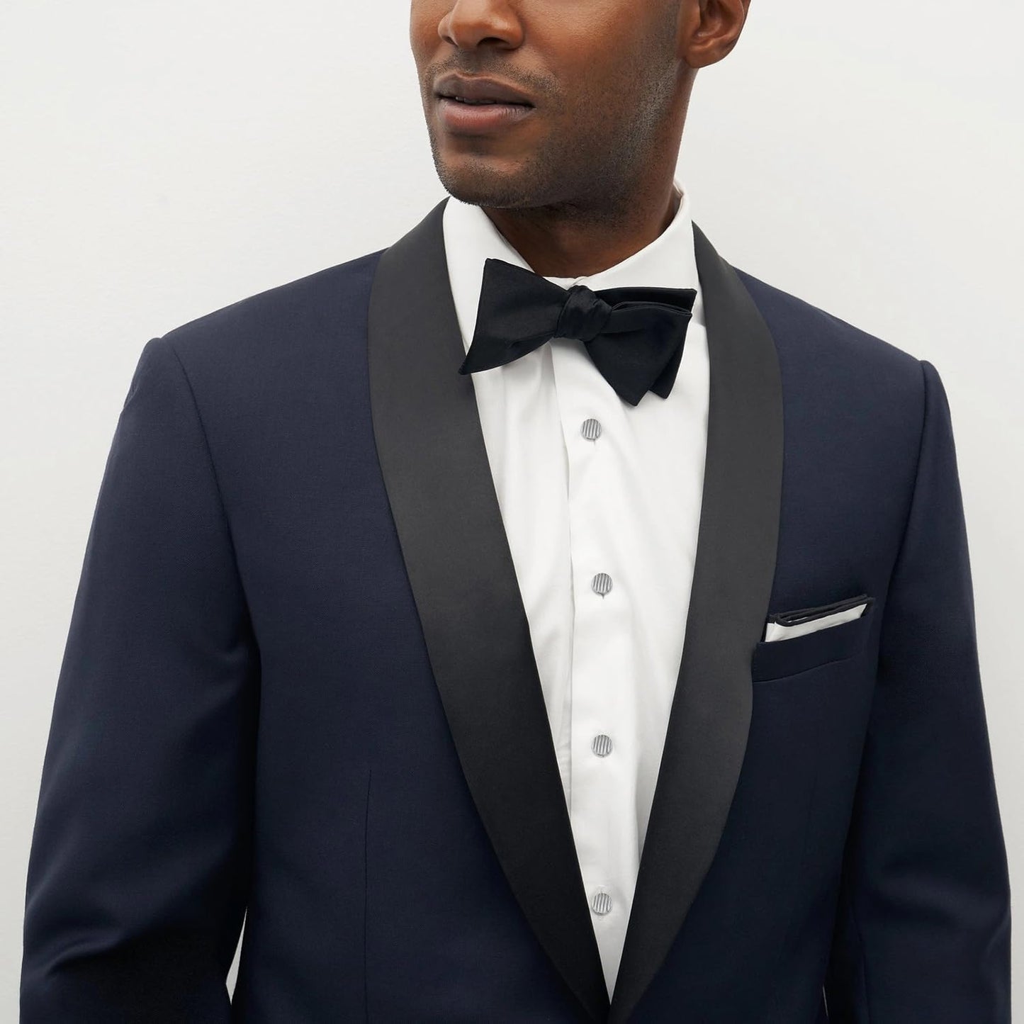 HAWSON Cufflinks and Studs for Men-Fashion Men Vintage Enamel Carbon Fiber Tuxedo Shirt Cufflinks and Studs Set for Regular Wedding Business Accessories