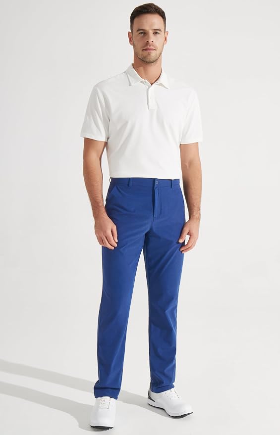 Libin Mens Golf Pants Stretch Work Dress Pants 30"/32"/34" Quick Dry - Image 6