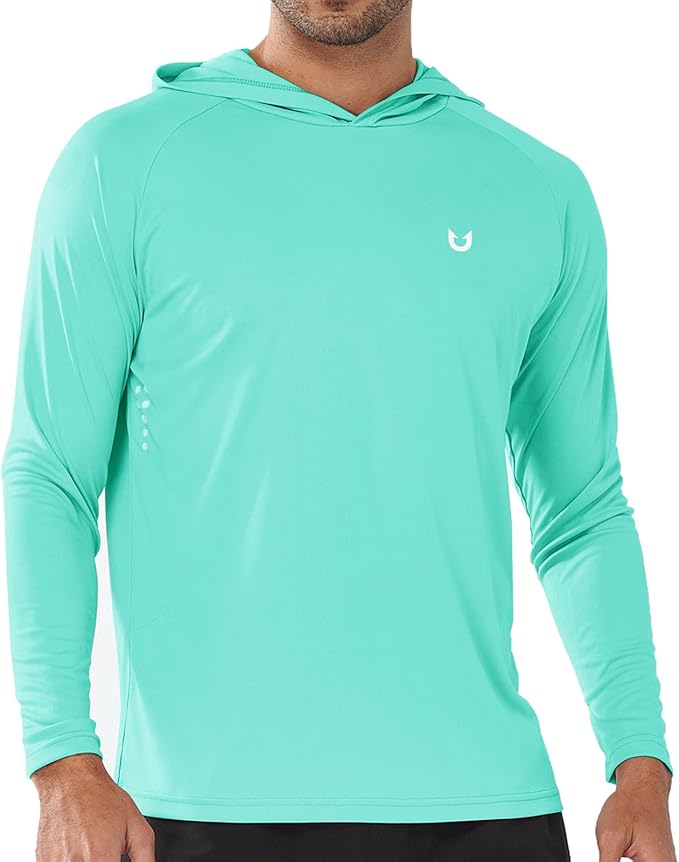 NORTHYARD Men's UPF 50+ Hoodie Shirts Long Sleeve Sun Protection Fishing Swim by NORTHYARD