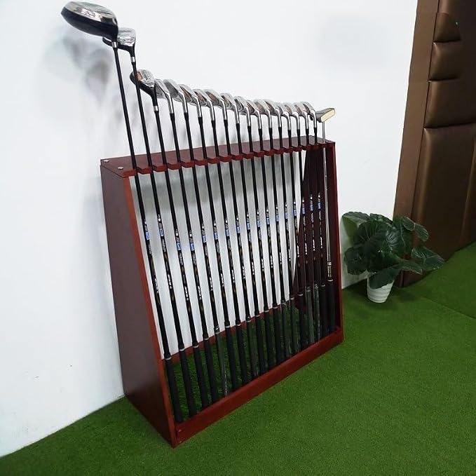 Aimery Golf Club Rack, Putter Rack, 18-Clubs Display Stand - Image 5