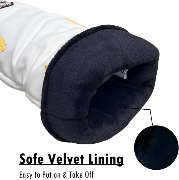 Golf Club Covers Set for Driver, Premium PU Leather Golf Accessories Cover Set - Image 5