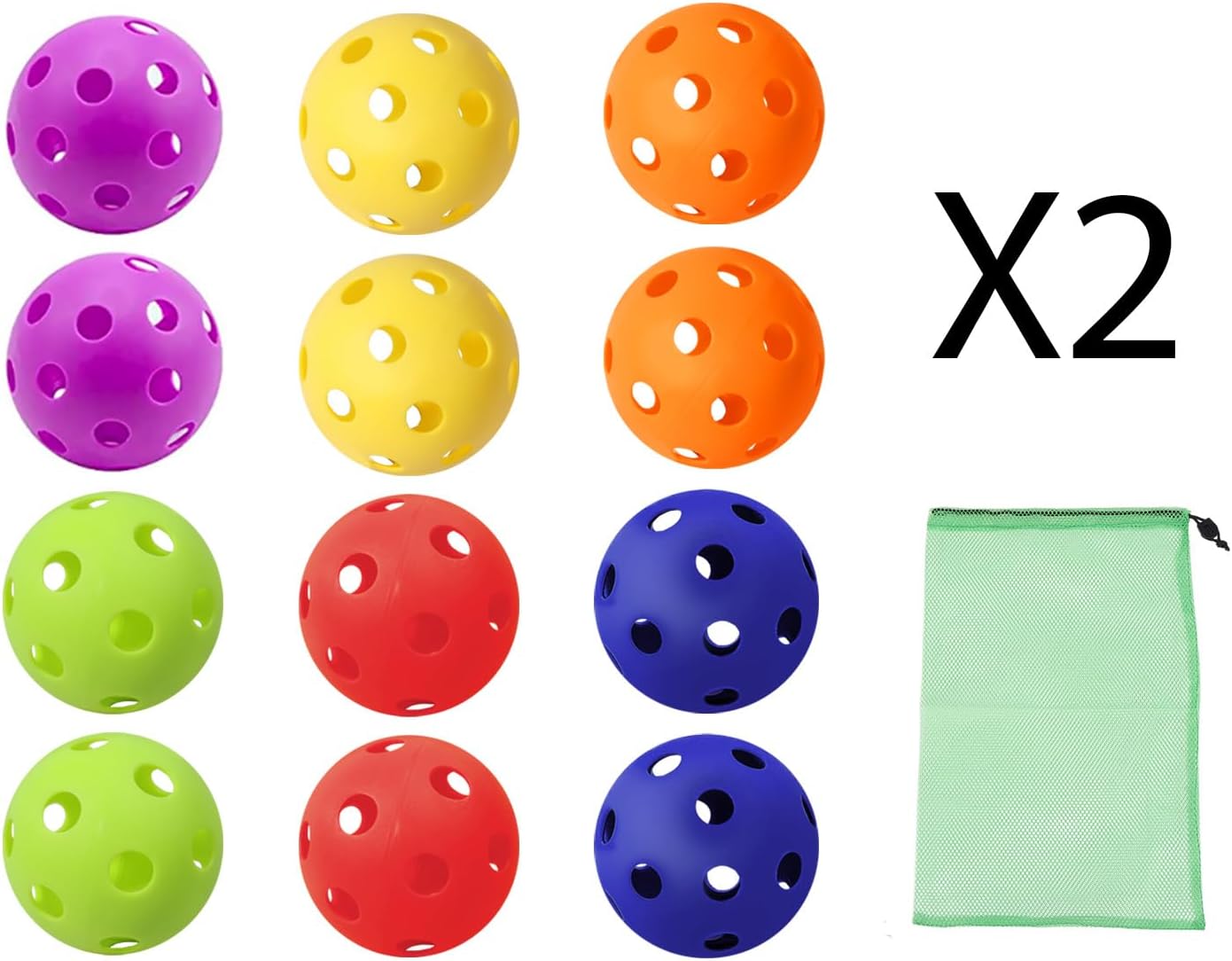 GSE Games & Sports Expert Practice Baseballs, Plastic Baseballs Training, Hollow Airflow Softballs for Pitching, Batting, Catching for All Skill Levels (Several Styles Available)