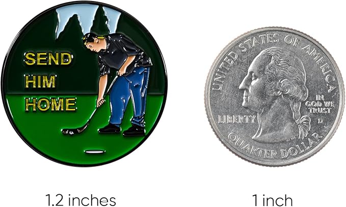Golf Ball Marker with Magnetic Hat Clip - Image 6