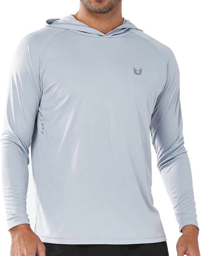 NORTHYARD Men's UPF 50+ Hoodie Shirts Long Sleeve Sun Protection Fishing Swim by NORTHYARD