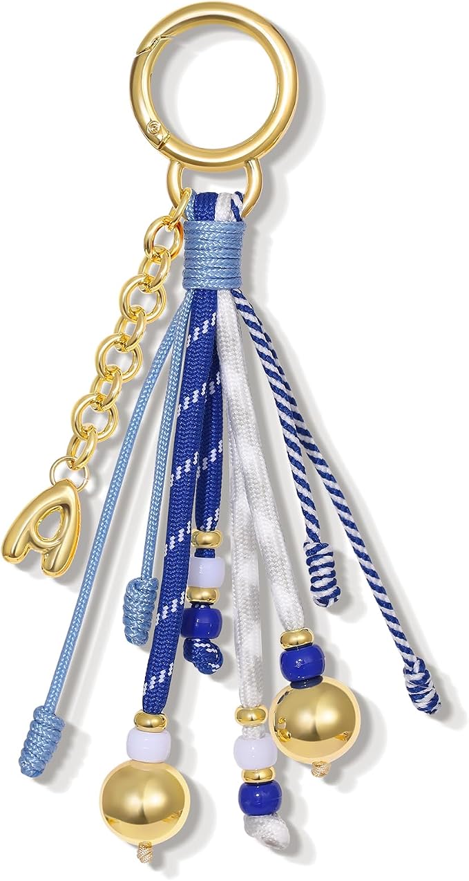 KissYan Christmas Initial Bag Charm by KissYanJewelry