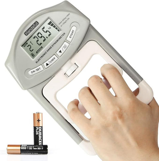 Handeful Grip Strength Tester, Hand Grip Dynamometer, Electronic Handgrip by Handeful