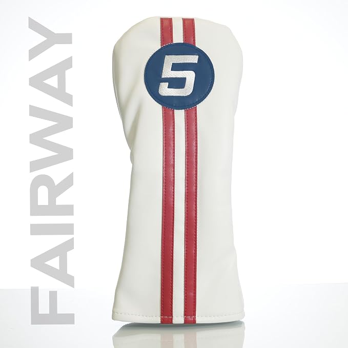 Single Headcover, Easy Slip-On Easy-Off Golf Club Head Cover, Fleece Lined - Image 2