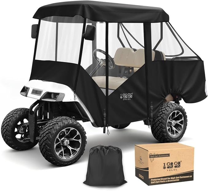 10L0L 2/4 Passenger Golf Cart Driving Enclosure by 10L0L
