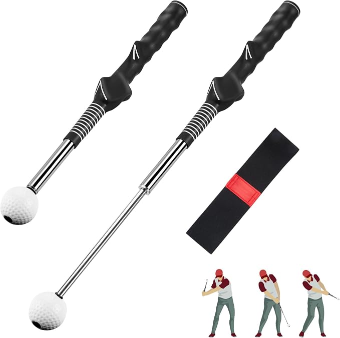 welspo Retractable Golf Swing Trainer Aid by Welspo