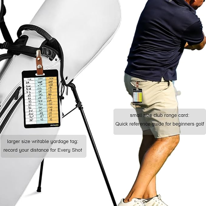 Golf Club Distance Range Cards - Image 2