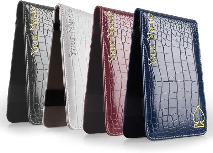 Craftsman Golf Crocodile Pattern Golf Scorecard Holder and Yardage Book Cover - Image 6
