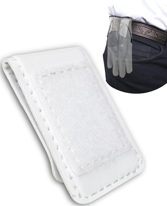 Golf Glove Clip, Simple and Stylish Golf Glove Holder for Easy Access and Natural Ventilation Drying (White)