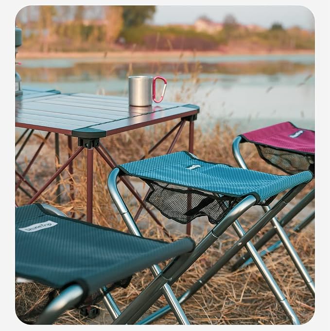 AOUTACC Ultralight Portable Folding Camping Stool - Image 2