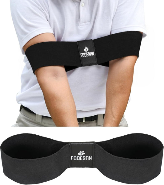 Golf Swing Training Aid – Swing Correcting Arm Band – Swing Trainer for Muscle Memory & Connection – Golf Trainer for Right & Left-Handed Players