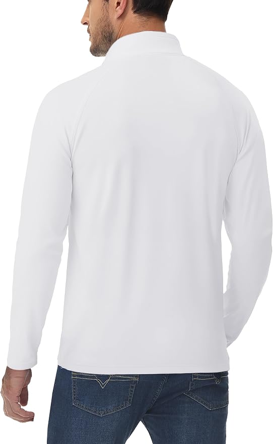 Boladeci Men's Quarter Zip Pullover Premium Fleece Lined Long Sleeve Golf - Image 6