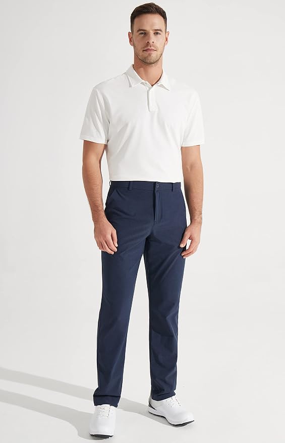 Libin Mens Golf Pants Stretch Work Dress Pants 30"/32"/34" Quick Dry - Image 5