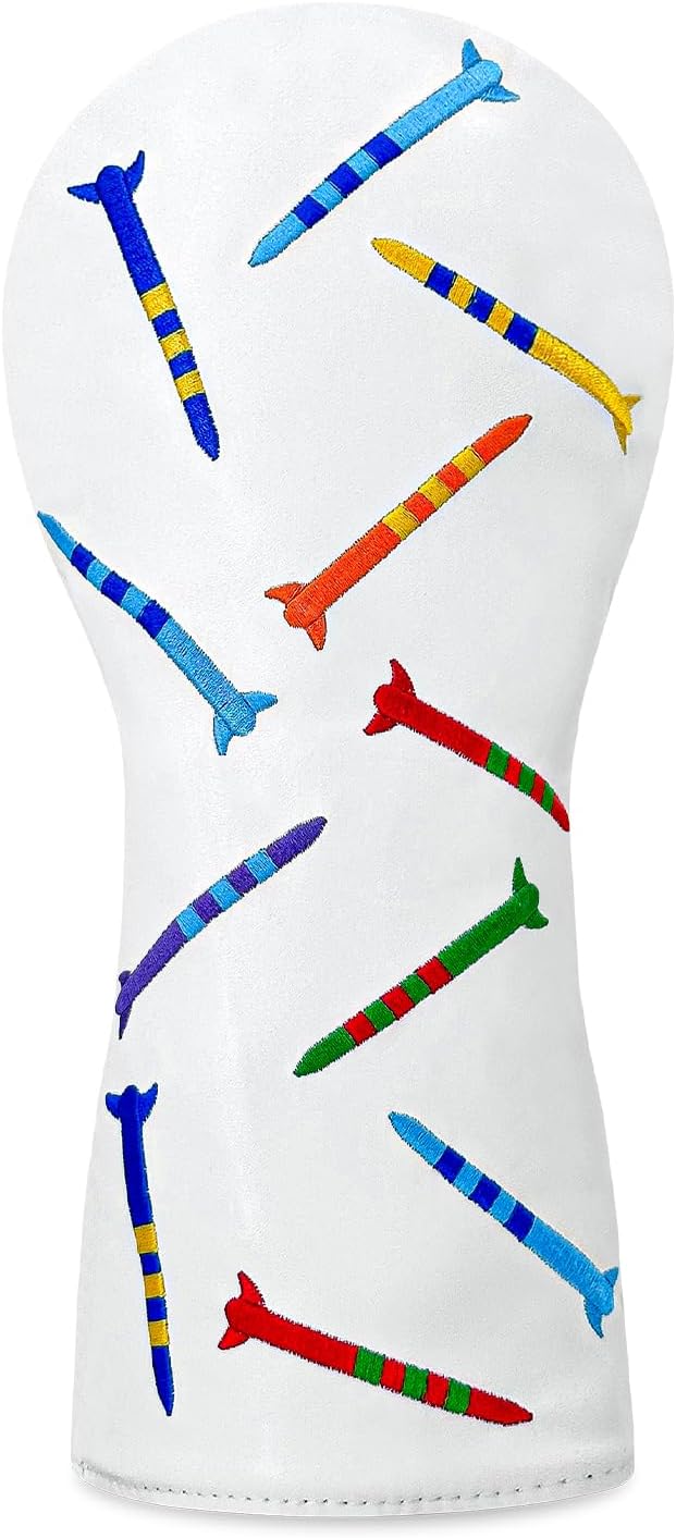 Colorful Nails Style Golf Half Mallet Putter Cover Headcover, Golf Putter Club by Unknown