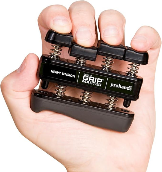 Prohands Gripmaster Hand Exerciser, Finger Exerciser, Spring-Loaded, by PROHANDS