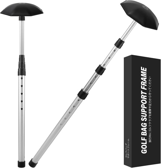 Golf Travel Bag Support Pole-Professional Golf Travel Support Rod,21-52 Inch Golf Bag Stand,Stiff Arm for Golf Travel Bag with Anti-Impact ABS Cover,Golf Club Travel Protection Kit