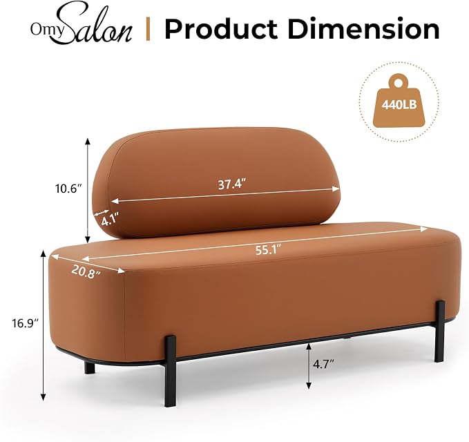 OmySalon Waiting Room Bench - Image 2